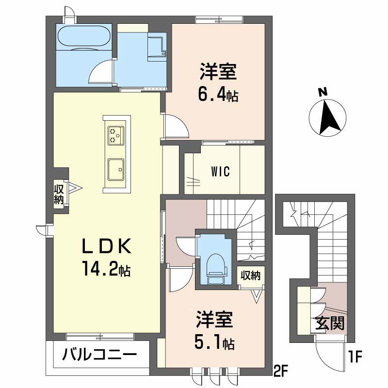 Ａｚｕｌ　ＷｉｓｔｅｒｉａＡ棟A0201-2