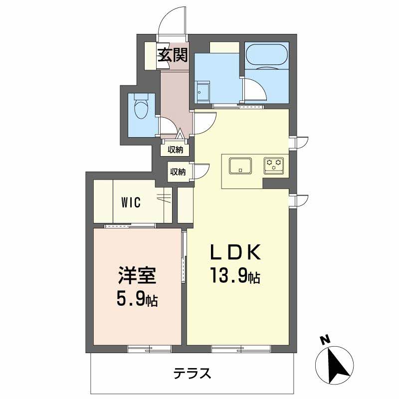 Ａｚｕｌ　ＷｉｓｔｅｒｉａＢ棟B0106-2