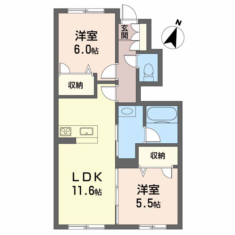 プロヌーブ沖洲　Ⅲ番館 102号-16