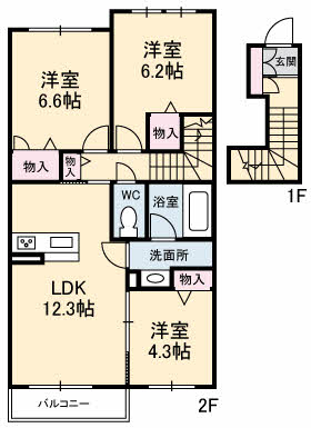 プロヌーブ沖洲　Ⅲ番館205-2