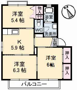 バリュージュヤシマ A棟 A0202号-15