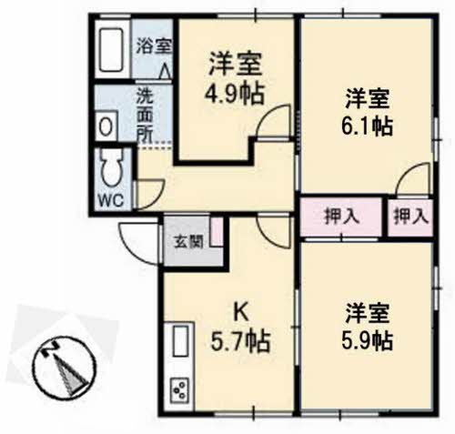 フラワーハイツ　Ａ棟 A0202号-16