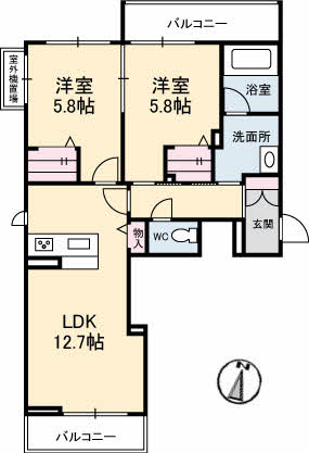 シャーメゾンＪＨ丸亀 203号-16