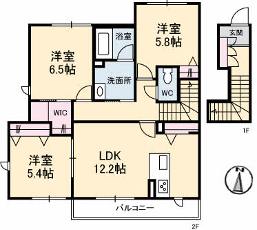 シャーメゾンにちにちそう A0202号-16