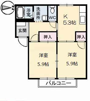 フローラル一の宮　Ａ棟A0201-2