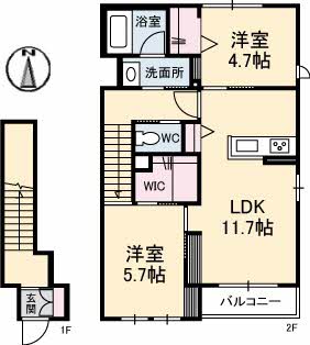 シャーメゾン桑ノ山 A0205号-2