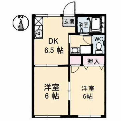 チューリップハイツ　Ａ棟A0105-2