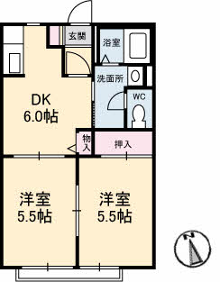 メゾンプリンキピアＡ棟A201-2