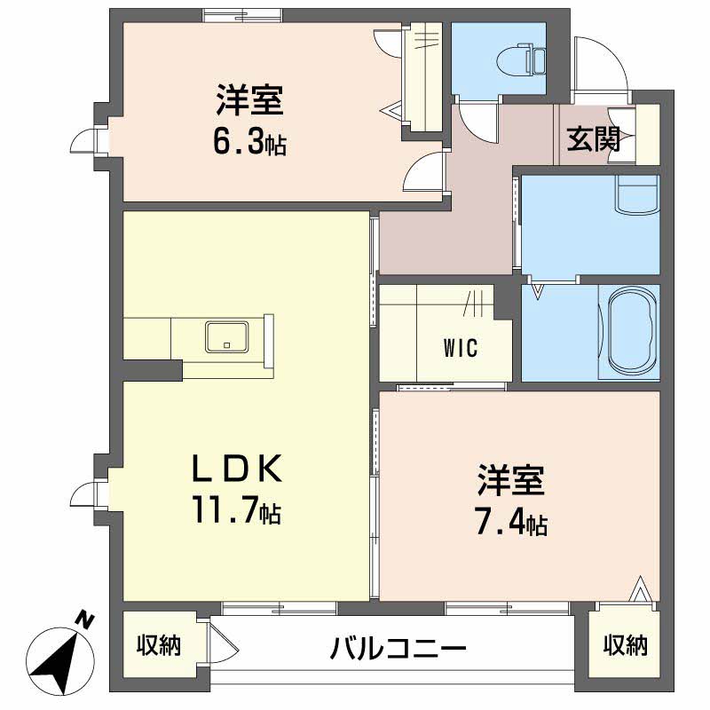 グランマスト多治米　Ａ棟A0205-2