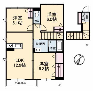 もみじコート　Ｂ棟 B0206号-16