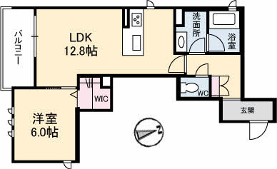 グランドソレイユ　Ｂ棟302-2
