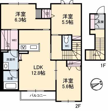 シャーメゾン・グラーノA0202-2