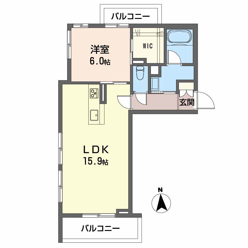 ベレオ北久保 301号-2