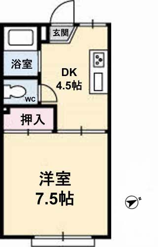 タウニーマタノ　Ｂ棟 B75号-16
