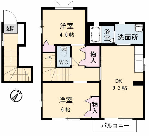 シャーメゾン江崎A0201-2