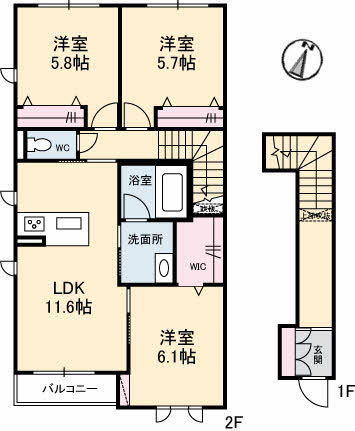 シャーメゾンリズ A0201号-2