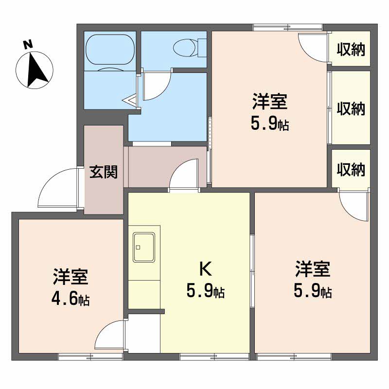 Ａハイツ光井 A0101号-15
