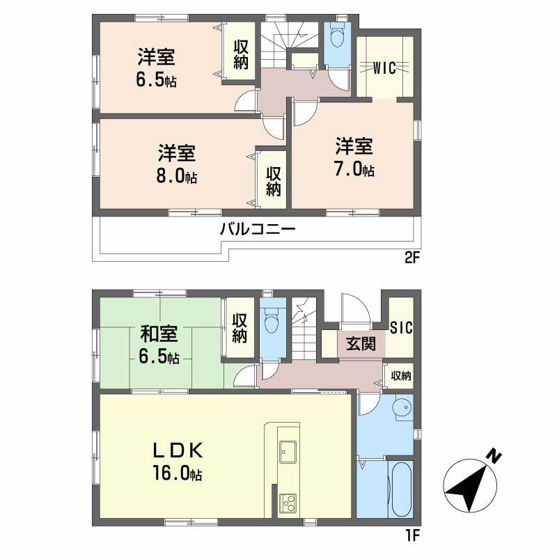光市室積新開２丁目貸家-2