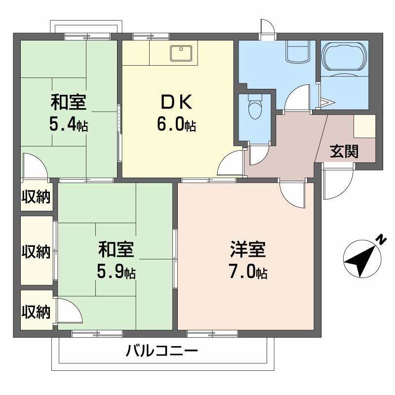 フレグランス塚本　Ｂ棟B0202-2