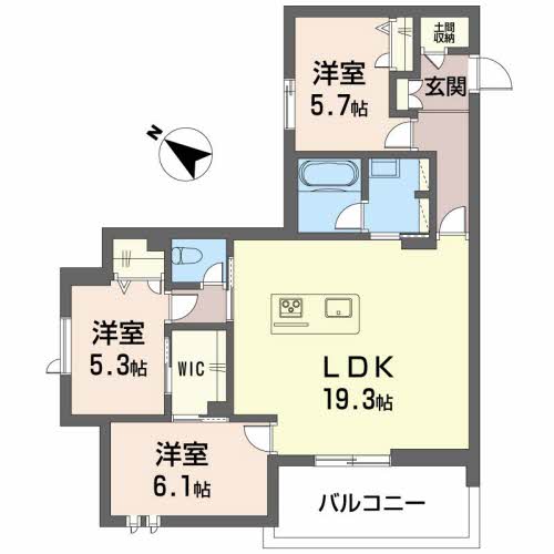カスタネア栗林南 303号-2