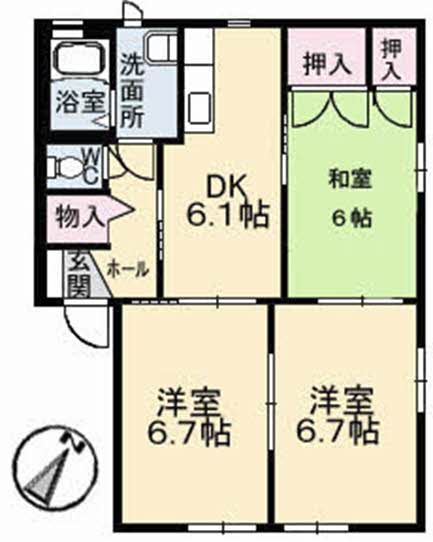 ソレイユ　Ｄ棟 D0102号-16
