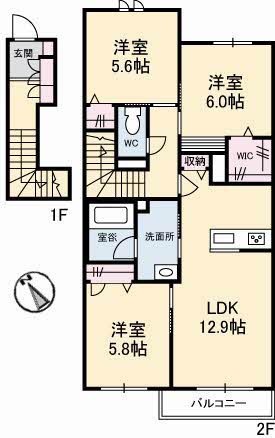 アンソレイユ　Ｂ棟B0210-2