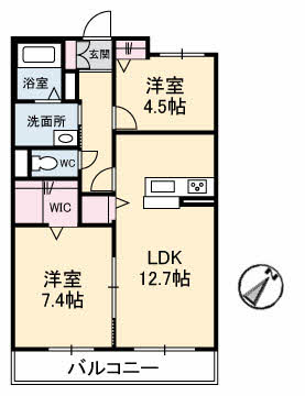 シャーメゾン宇多津 B棟 B302号-5