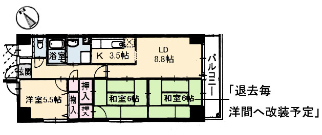 カーサ＆ミチルーム古市 A0302号-2