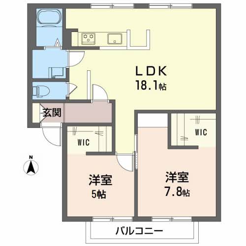 フレグランス横津 202号-2