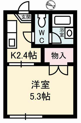 ヴィラ光陽　Ｂ棟B0201-2