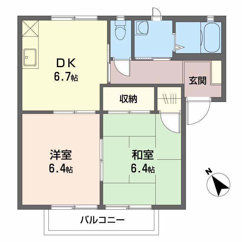 フォーレス笹山　Ｂ棟B0101-2