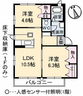 サニーハイツ城ヶ丘 A0102号-16