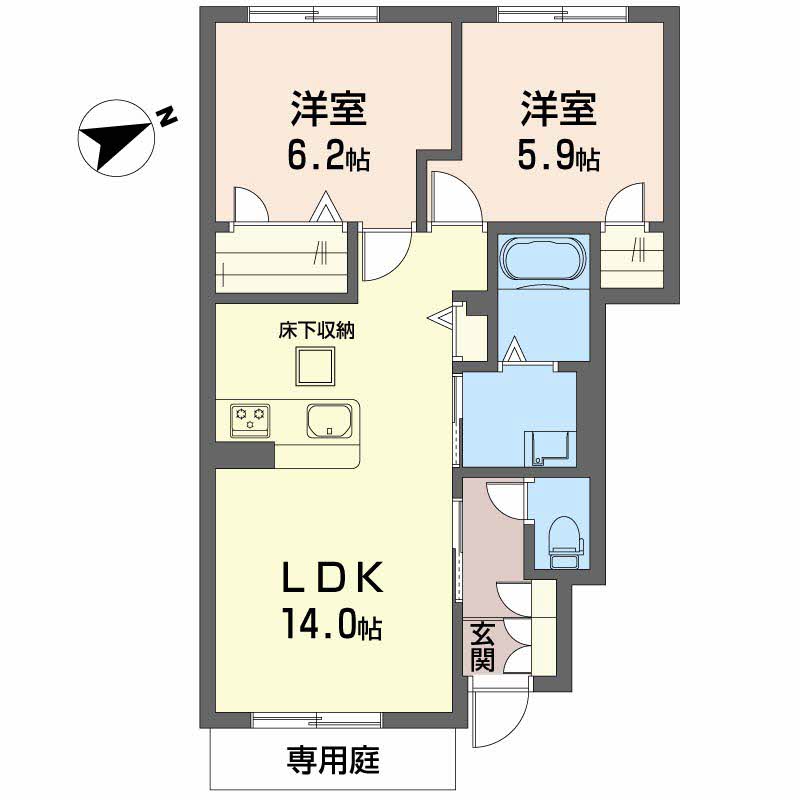 Ｓｅｒｅｎａ　Ｇａｒｄｅｎ　Ｄ棟 D0103号-3