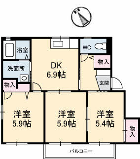 ハイツ楓　Ａ棟A0202-2