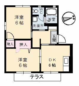 ムーンライトだいせん　Ｂ棟B0104-2