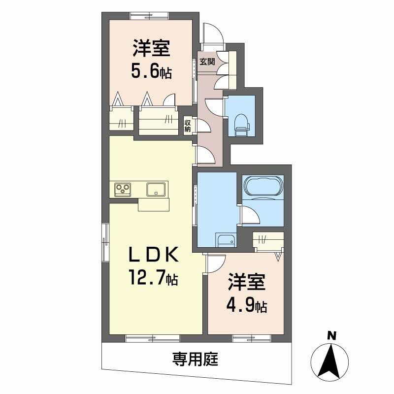 シャーメゾン レ・フレールⅥ 105号-8