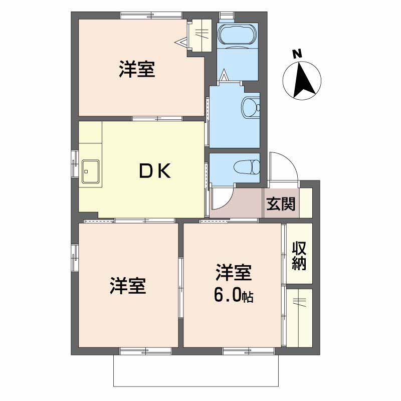グランシードＫ　Ⅰ棟 A201号-2