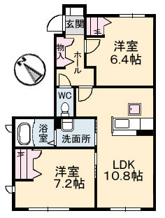 シャーメゾン坪生南 A103号-2