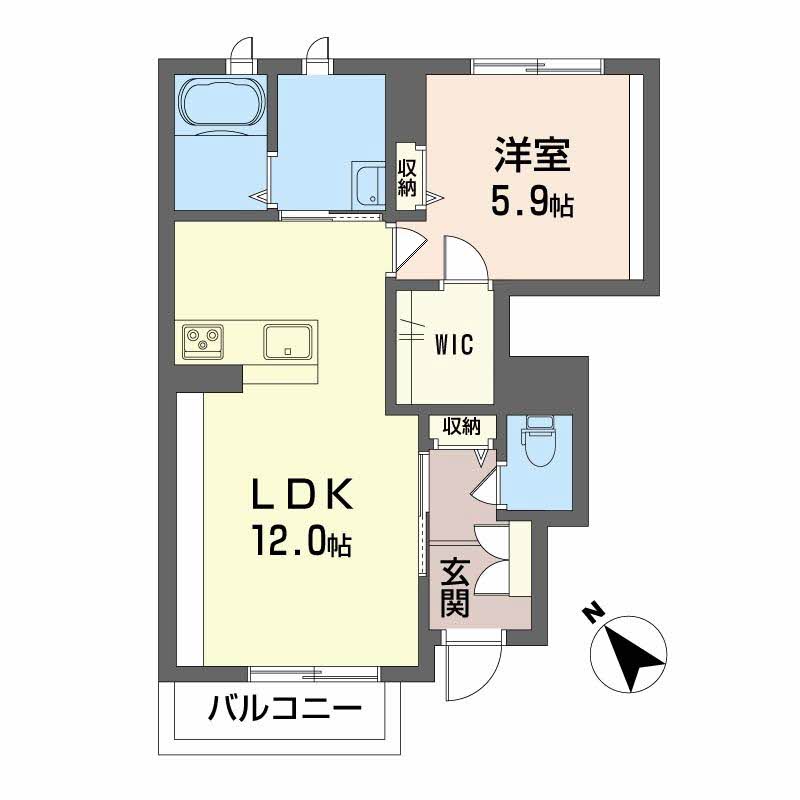 シャーメゾンＭＣＳ旗ヶ崎 103号-15