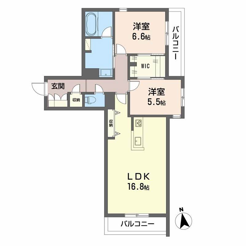 ベレオ安宅 202号-15