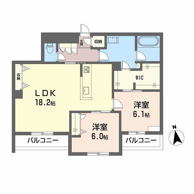 ベレオ安宅 203号-15