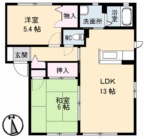 グリーンコート　Ｂ棟 B0101号-16