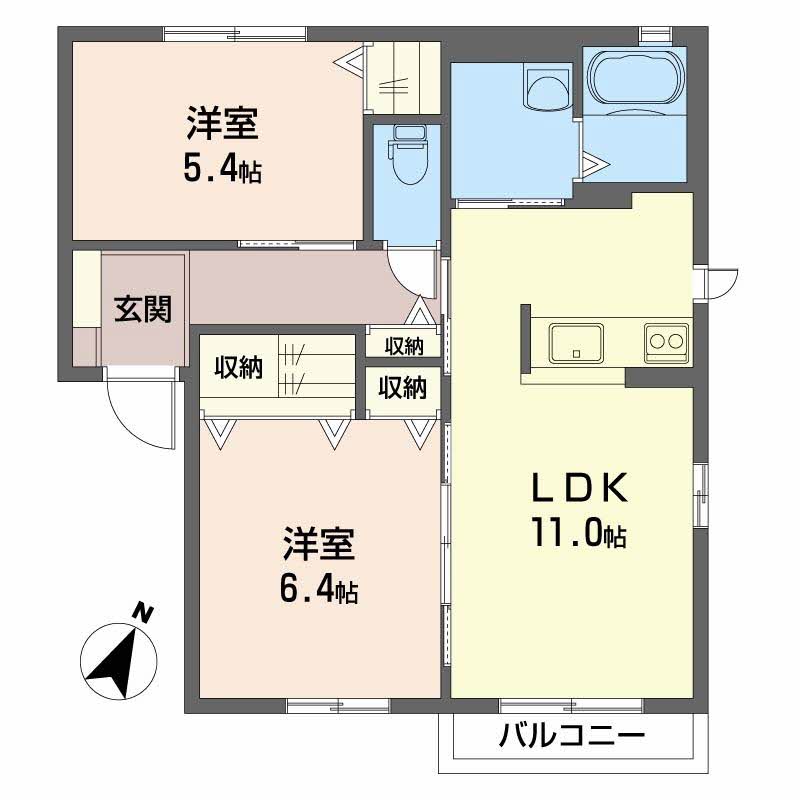 メゾン・エルム A棟 A0202号-2