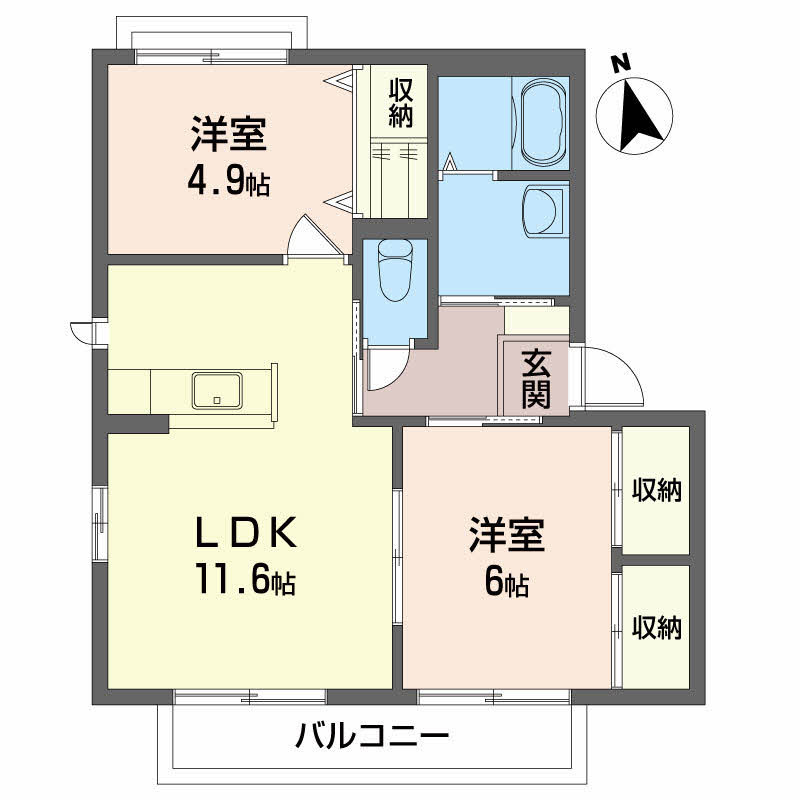 ＹＭハイツ　Ａ棟 A0102号-16