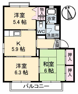 ＹＭハイツ　Ｂ棟B0102-2