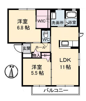 シャーメゾンフェアリー Ⅱ棟 B0202号-3