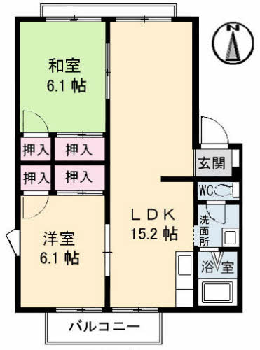 フレグランス藤ノ木　Ｂ棟B0202-2