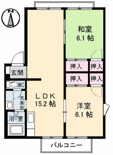 フレグランス藤ノ木　Ｂ棟B0101-2