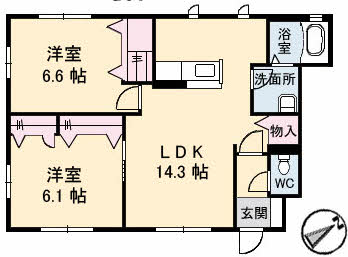 ジュネス牛田新町A0101-2