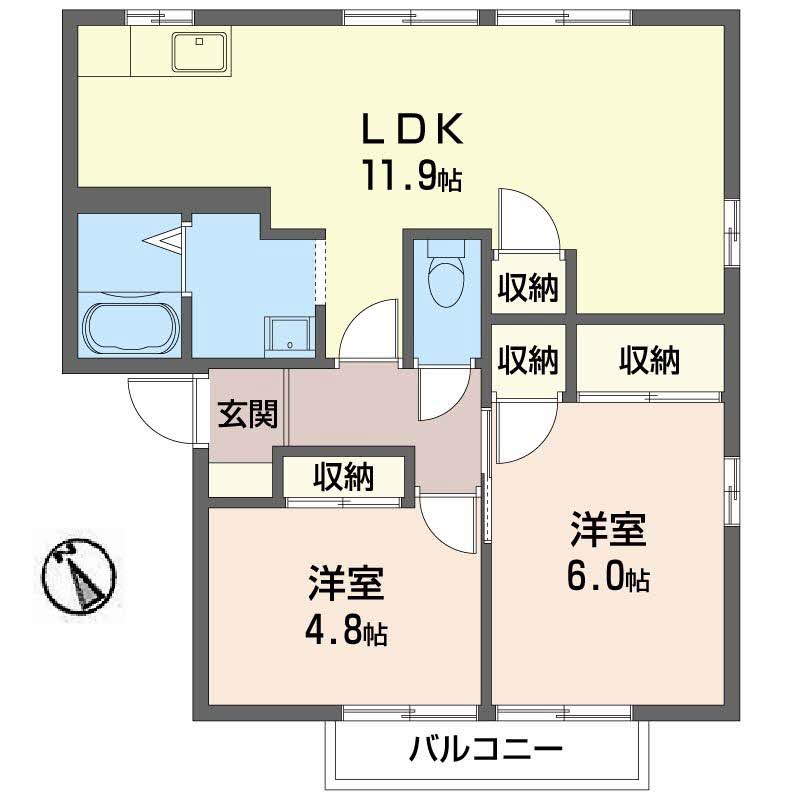 コスモタウン森岡　Ｃ棟C0207-2